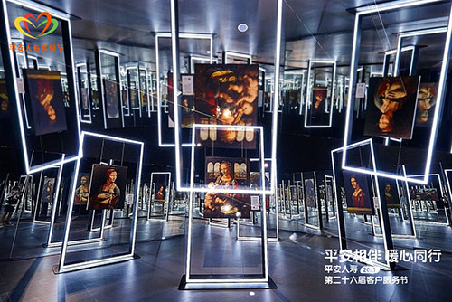 台州致敬达芬奇光影艺术展览展会活动拍摄
